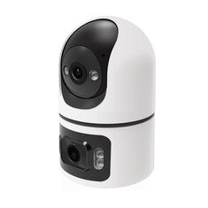 MOES Tuya 4MP+4MP HD Security Camera Smart Dual Lens WIFI IP Camera Night Vision Two Way Audio Motion Alerts Pan Tilt Wireless Security System
