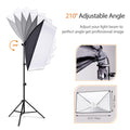 Studio Photography Light Kit Softbox Lighting Set Including 85W 3000K-6000K Bi Color Temperature LED Light Softbox...