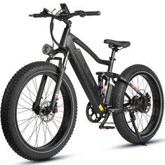 [EU DIRECT] MAXTURN MX1 Electric Bike 48V 13Ah 500W Peak Motor Top Speed 25KM/H 26*4.0inch Tires 80-100KM Max Range 120KG Max Load Electric Bicycle