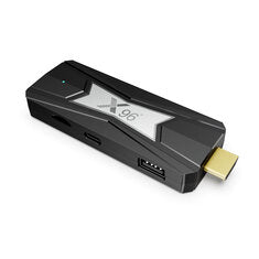 [2+16G] X96 NEO Android 14 TV Stick 4K S905X5M AV1 Decoding WiFi 5 & bluetooth Voice Remote AI Upscaling Support USB/HD/TF Card Ports Smart Streaming Stick