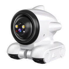 1080P HD Smart Pet Camera Mobile Robot with AI Tracking Auto Recharge Night Vision Two Way Audio Toy Car Camera for Home Monitoring