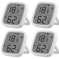 4Pcs SONOFF SNZB-02D LCD Smart Temperature Humidity Sensor APP Real-time Monitoring Work with ZB Bridge-P/ ZB Dongle/ NS Panel