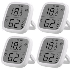 4Pcs SONOFF SNZB-02D LCD Smart Temperature Humidity Sensor APP Real-time Monitoring Work with ZB Bridge-P/ ZB Dongle/ NS Panel