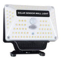 Elfeland Solar Clip Light Motion Sensor Waterproof Solar Sensor Wall Lamp 3 Lighting Modes with Remote Control for Outdoor Garden