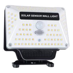 Elfeland Solar Clip Light Motion Sensor Waterproof Solar Sensor Wall Lamp 3 Lighting Modes with Remote Control for Outdoor Garden