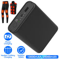 1Pc 10,000mAh OR 20,000mAh 5V 2A Power Bank For Heated Jackets Vests Pants Gloves Scarves DC 7.4V 2A Heated Clothing... — kaufen online Deutschland