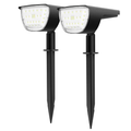 Solarek 32 LEDs Solar Landscape Spotlights IP65 Waterproof Solar Lights Auto On Off Solar Powered Security Wall Lights