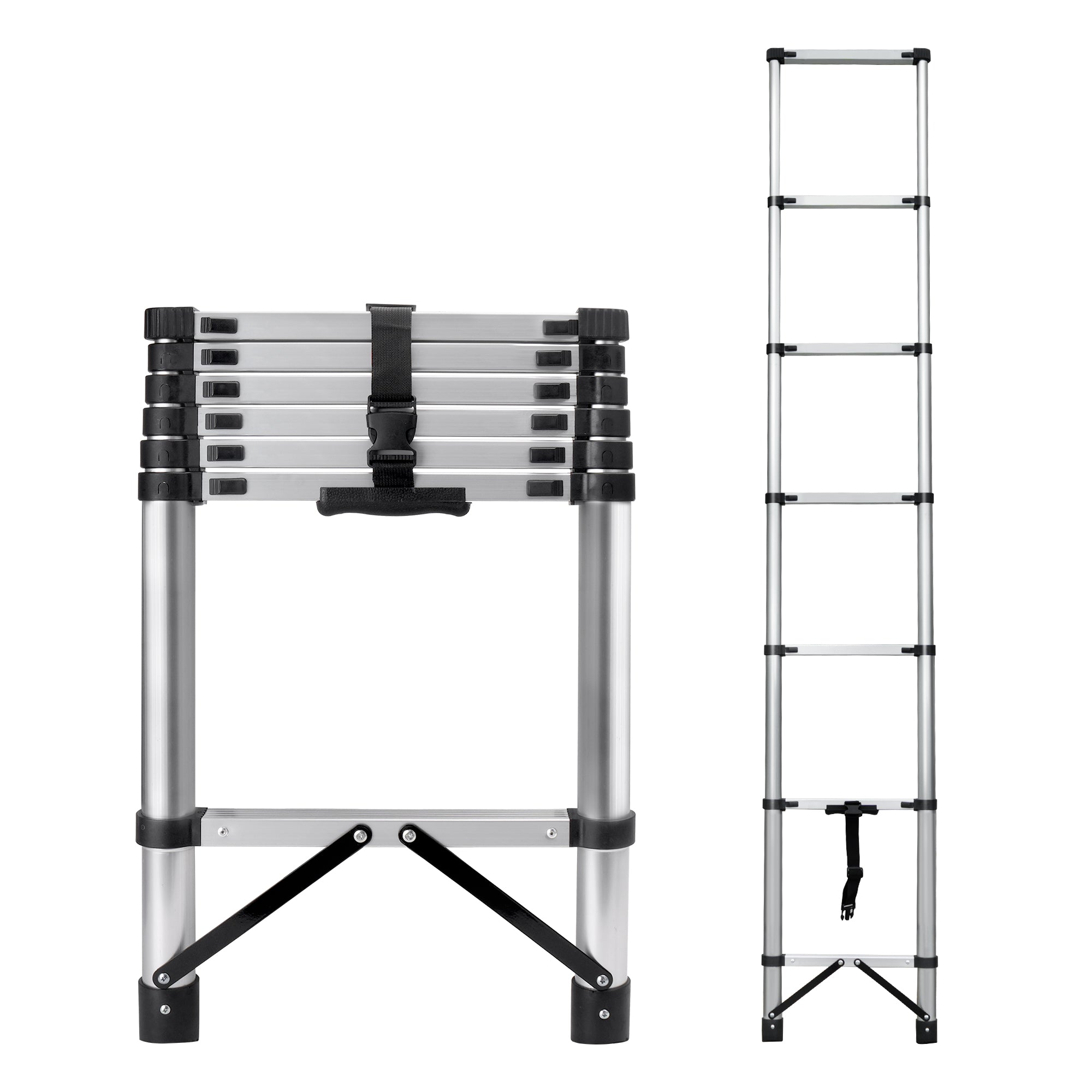 8.56 Feet Compact Telescoping Ladder