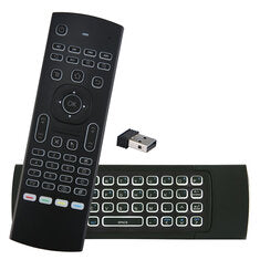 MX3 2.4G Voice Air Mouse with Backlight Wireless Mini Keyboard Remote Control Infrared Learning for Android TV Box PC Gamer Controller
