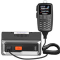 ABBREE AR-7600 30W Dual Band Mini Walkie Talkie 500 Channels VHF UHF NOAA Weather Alerts Dual PTT HD Color Screen Mobile Radio