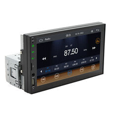 FX2 1Din Car MP5 Player 7 Inch IPS Screen Carplay Android Auto Bluetooth FM Radio Steering Wheel Control USB Support