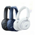 A Pair Of White Plastic Over-ear Headphones