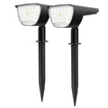 2Pcs 32 LEDs Solar Landscape Spotlights For Garden IP65 Waterproof With 3 Modes For Yard Garden Driveway Porch...