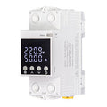 MOES 80A WiFi Tuya Smart Circuit Breaker Alarm Threshold Set Electricity Monitor V0 Fireproof Retardant APP Control With Alexa
