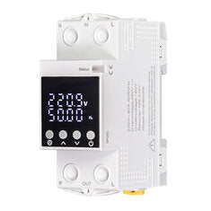 MOES 80A WiFi Tuya Smart Circuit Breaker Alarm Threshold Set Electricity Monitor V0 Fireproof Retardant APP Control With Alexa