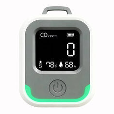 3-in-1 Carbon Monoxide Detector Portable Outdoor Camping Temperature And Humidity Carbon Dioxide Sound and Light Alarm Co Detector