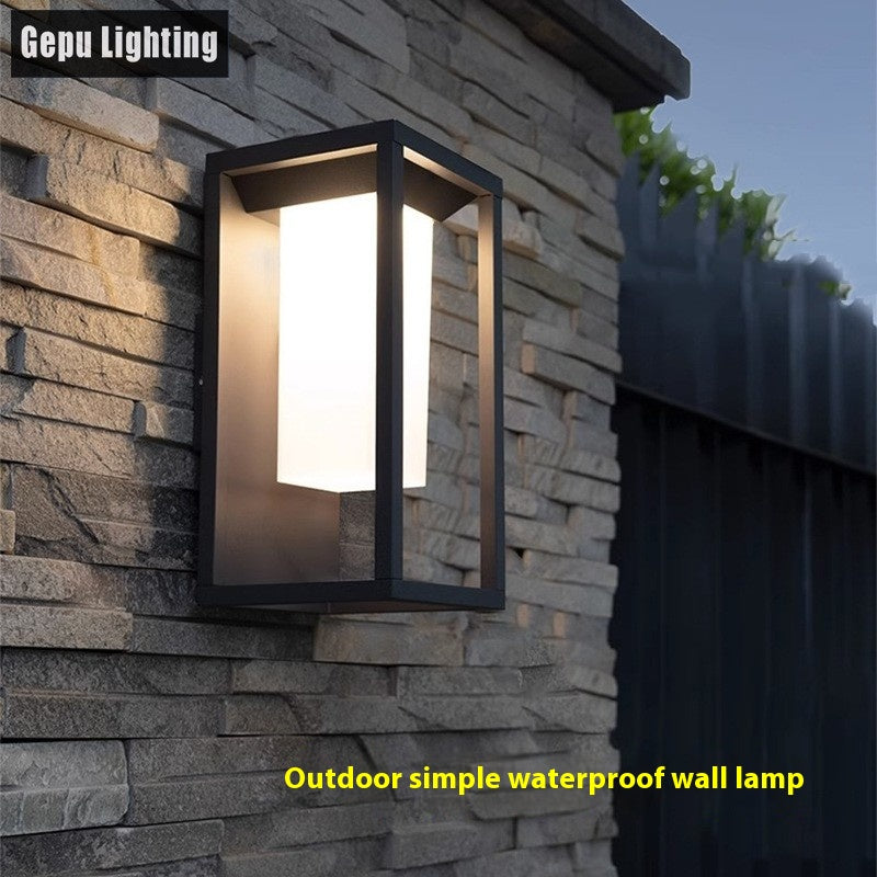 Outdoor Wall Lamp Outdoor Waterproof Home Courtyard