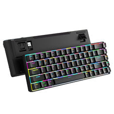 HXSJ V800 Tri-mode Wireless Mechanical Keyboard 68 Keys Hot-swappable RGB Backlight 2000mAh Rechargeable Type-C Gamer Keyboards