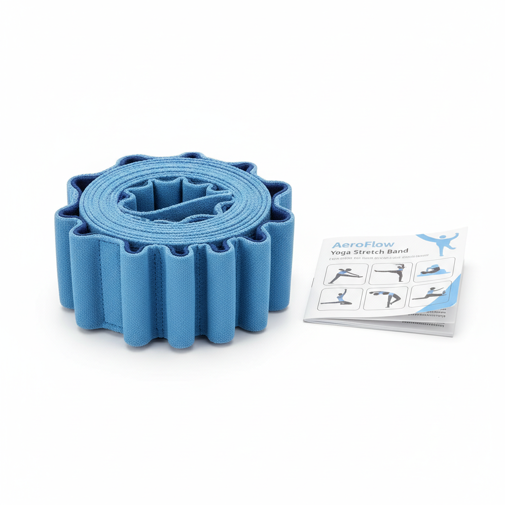 AeroFlow Yoga Stretch Band für tiefe Dehnungen
