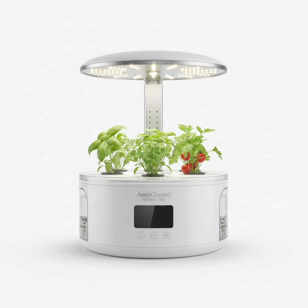 AeroGarden Harvest 360 Indoor Garden mit frischen Kräutern