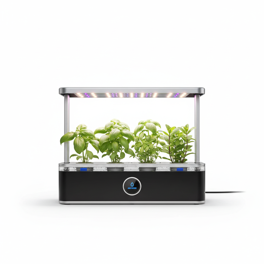AeroGarden Harvest Elite Slim Eco mit frischen Kräutern