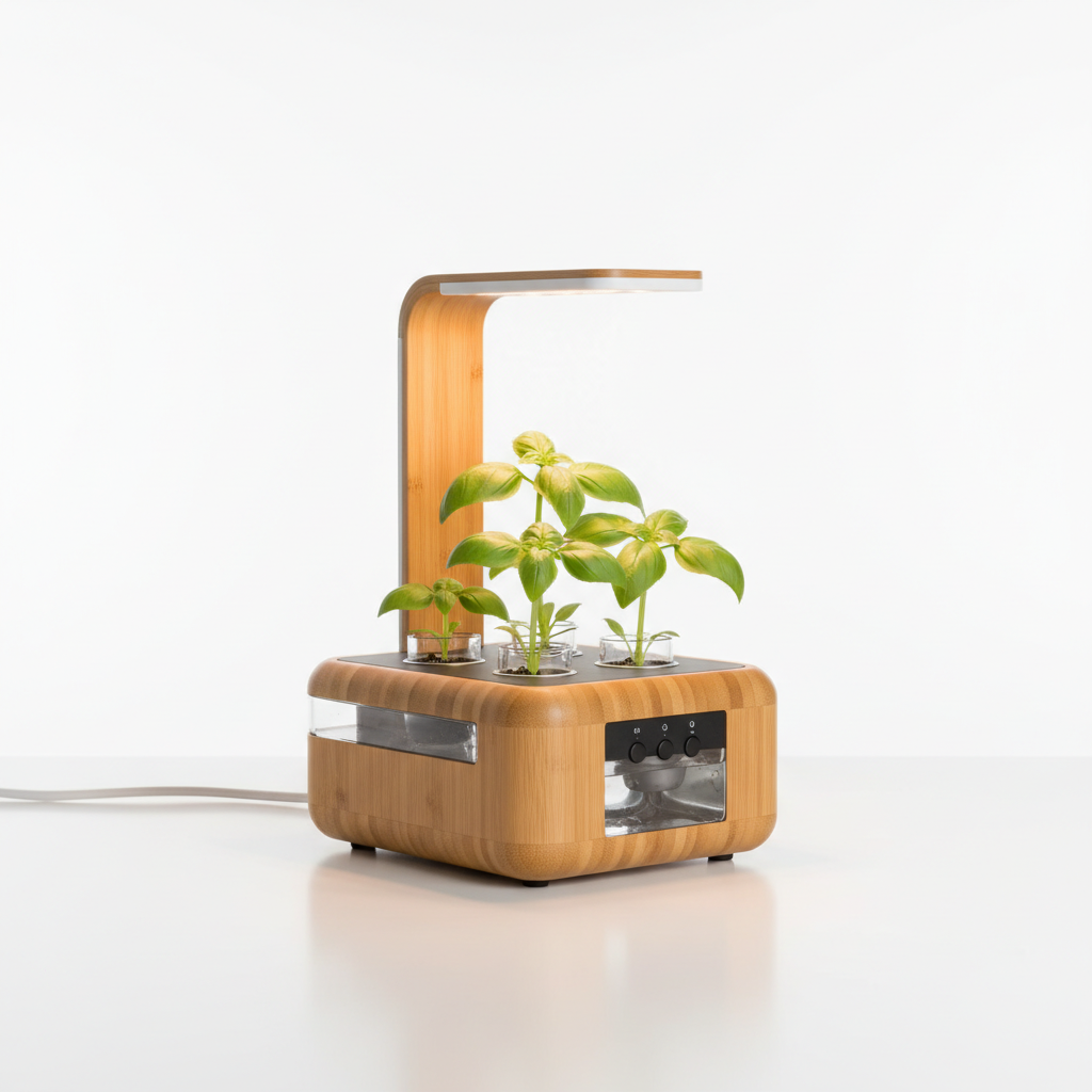 AeroGarden Sprout Bamboo Edition
