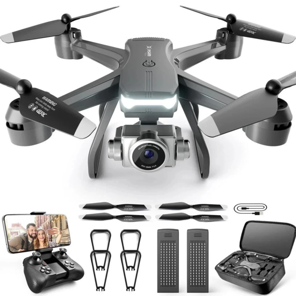 2026 V14 Professional Drone 6K HD Dual Camera Wifi FPV Portable RC Quadcopter 2 BATTERY,Drones Suitable For...