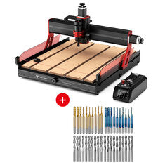 [EU/BR Direct]TWO TREES TTC6050 CNC Router Engraving Machine + 4 Types 40PCS End Mill Set