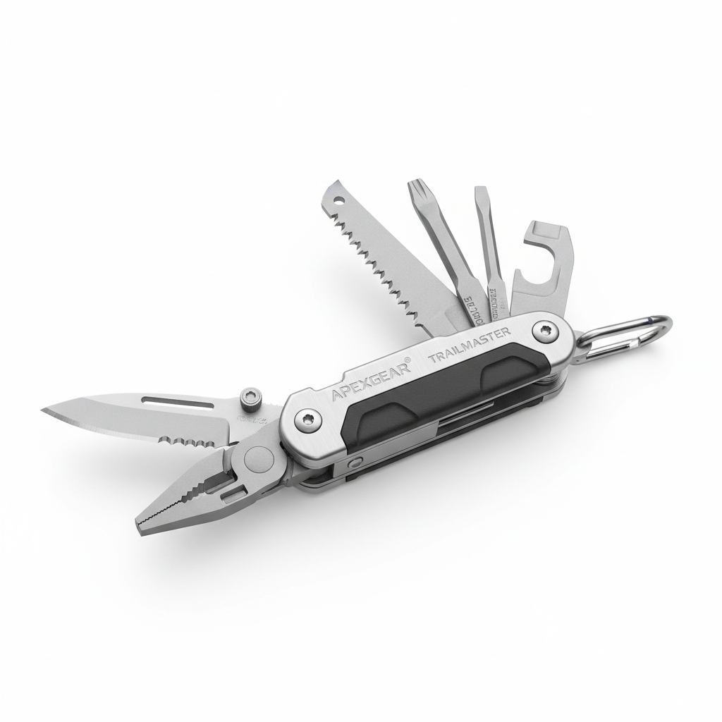ApexGear 'TrailMaster' Multitool: Kompakt und vielseitig