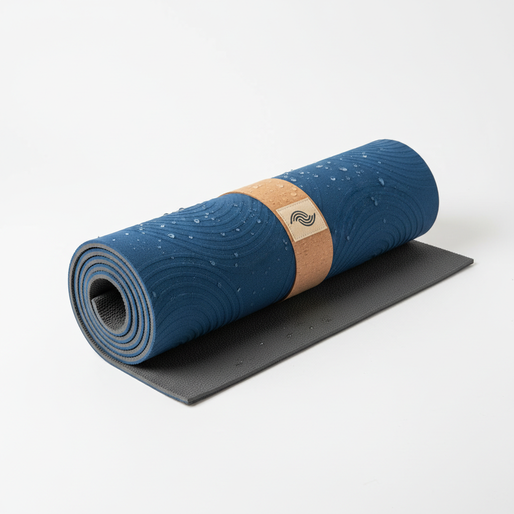 Atmungsaktive Yogamatte für heiße Klimazonen