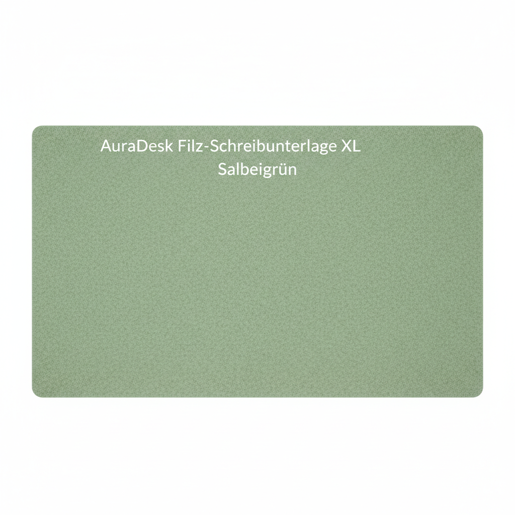 AuraDesk Filz-Schreibunterlage XL Salbeigrün