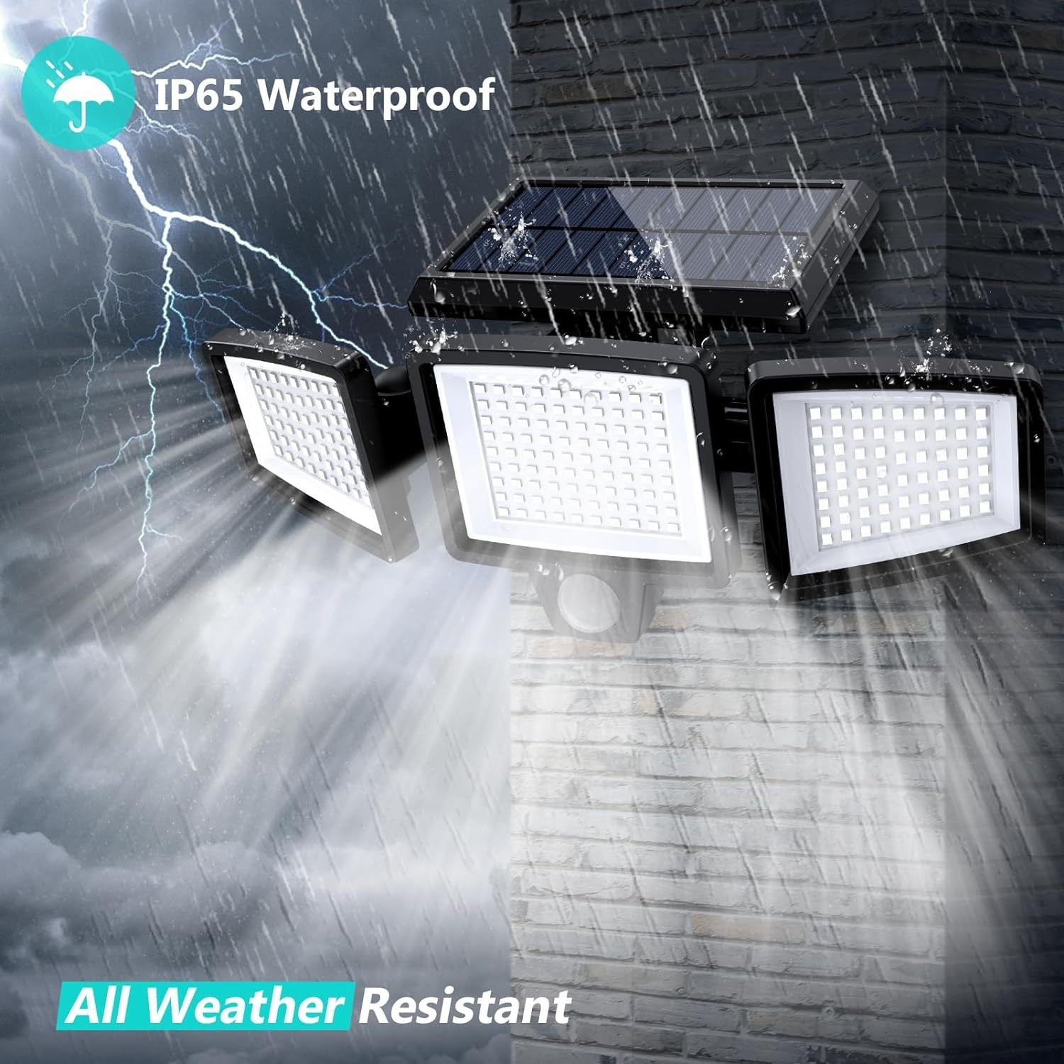 Multi-functional Split Solar-Powered Smart Light With Human Body Induction And Light Control