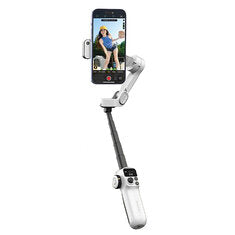 Aochuan Smart P2 3-Axis Phone Gimbal Stabilizer Magnetic Phone Holder with AI Tracking and Fill Light 20cm Extension Rod OLED Display Foldable Vlog Selfie Stick Tripod