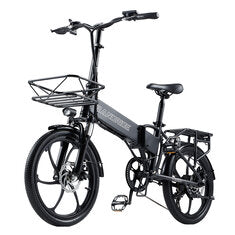 [EU DIRECT] RANDRIDE YA20 2025 Version 48V 12.8AH 350W 20*1.95 Inch Electric Bike 40KM Mileage Range Max Load 120KG Electric Bicycle