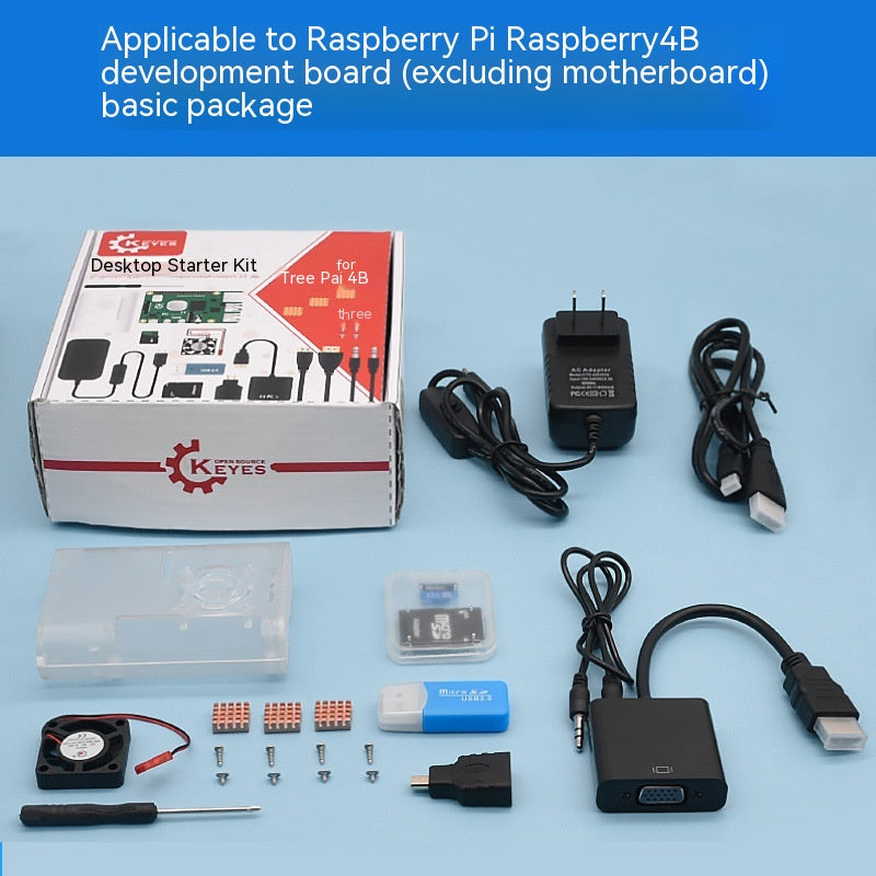 4b Mainboard Power Basic Kit Suitable For Raspberry Pi 4 Generation B Type Development Board