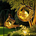 Solar Garden Lights Outdoor Decoration, Metal Solar Watering Can Lights Outdoor Waterproof, Small Patio Light Yard...