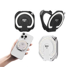 WUBEN E1 300 Lumens LED Photography Selfie Light for Phone Outdoor Camping 3 Light Modes Rechargeable Magnetic Portable Ring Fill Light EDC Mini Keychain Flashlight