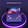OLED Flip-screen Handheld Game Console