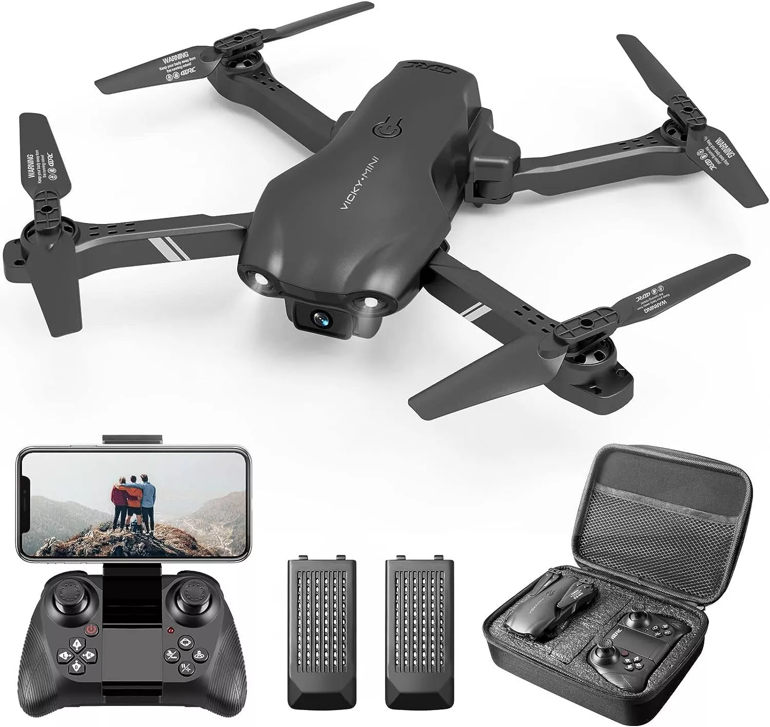 V13 RC Drone 6K HD Dual Camera WiFi FPV Foldable Quadcopter Camera Drone ,2 Battery.Logistics Is Randomly Sent By...
