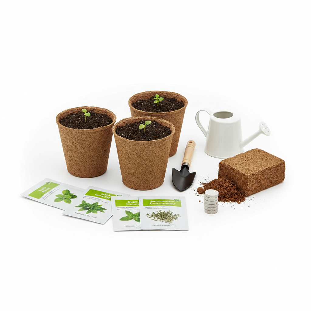 Balkonkräuter-Anzuchtset 'Urban Green'