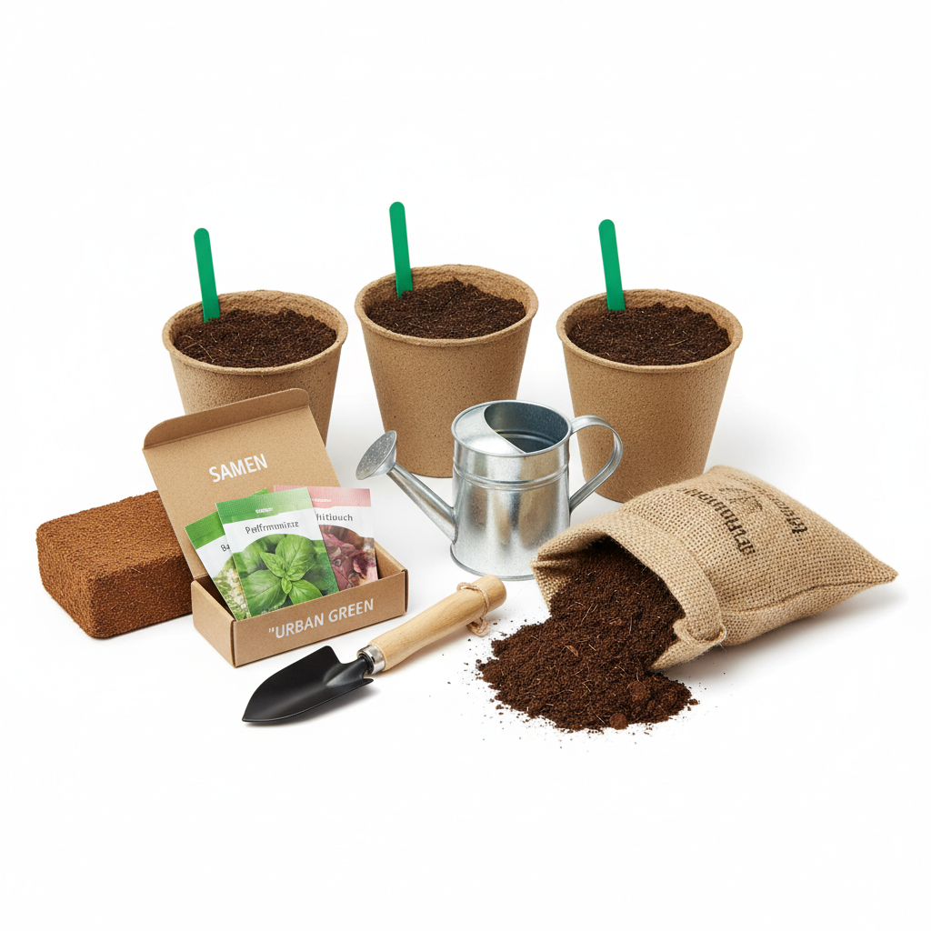Balkonkräuter-Anzuchtset 'Urban Green'