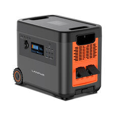 EU Direct LANPWR 2500W Portable Power Station 2160Wh LifePo4 Solar Generator 15W