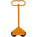 Drywall Dolly Cart With Wheels,Panel Dolly 220lbs Load Capacity,Panel Service Cart,Moving Panels,Yellow