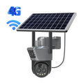 Guudgo 10x Zoom Solar Dual Lens Outdoor Security Camera PTZ Full Color Night Vision Two Way Intercom Human Detection Real Time Alerts CCTV Surveillance Camera