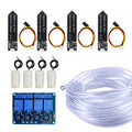 4-way Automatic Irrigation System DIY Kit Self Watering Garden Flower Greenhouse Water Pump Soil Moisture Sensor Electronics Components Set Kit