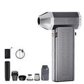 130000RPM  2 In 1 Mini Blower Fan Turbo Jet Fan Brushless Motor Handheld Duct Fan Electric Air Duster Speed Adjustable Cordless Jet Dry Air Blower