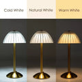 LED Lamp Modern Table Lamp Dimmable Cordless Night Decor Light USB Rechargeable