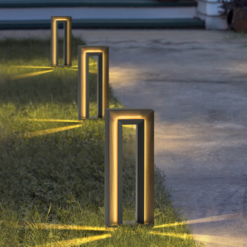 Solar Square Courtyard Waterproof Outdoor Garden Landscape Lamp