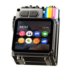 DK08 Smart Touch Screen bluetooth Speaker Mini Pocket Audio Player 40mm Driver Hands-free Call 1200mAh Battery Support TF Card Playback Portable Speakers