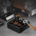 Multifunctional Grounds Box Italian Coffee Handle Bracket Powder Tamper Pressure Filling Storage Seat